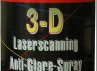 3D Laserscanning tükröződésmentes spray & tisztító